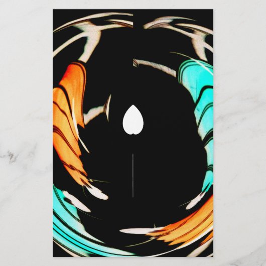 Afrikaanse traditionele patroon kunst print briefpapier (Voorkant)