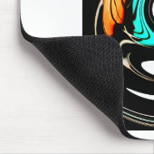 Afrikaanse traditionele patroon kunst print muismat (Hoek)