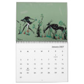 Afrikaanse tribale agenda kalender (Jan 2027)