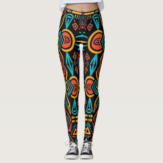 Afrikaanse tribale elegantie leggings