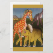 Afrikaanse Trio Art Print Briefpapier (Voorkant / Achterkant)