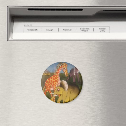 Afrikaanse Trio Art Print Magneet (Insitu (Vaatwasser))