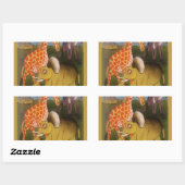 Afrikaanse Trio Art Print Rechthoekige Sticker (Vel)