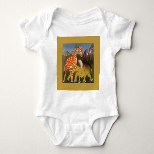 Afrikaanse Trio Art Print Romper (Voorkant)