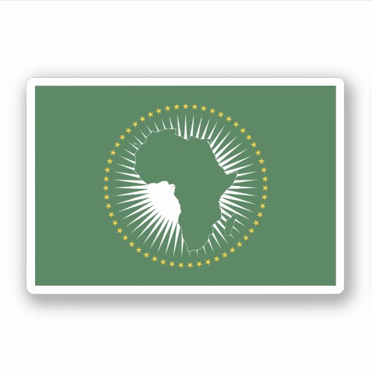 Afrikaanse Unie Sticker (Voorkant)