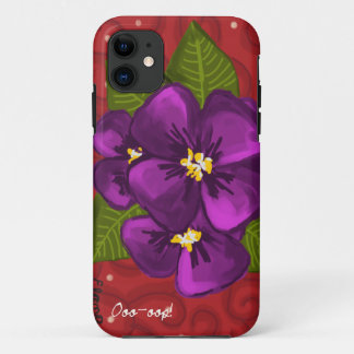 Afrikaanse Violet Dance iPhone 11 Hoesje
