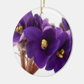 Afrikaanse violet keramisch ornament (Links)