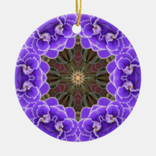 Afrikaanse Violet Ornamant Keramisch Ornament