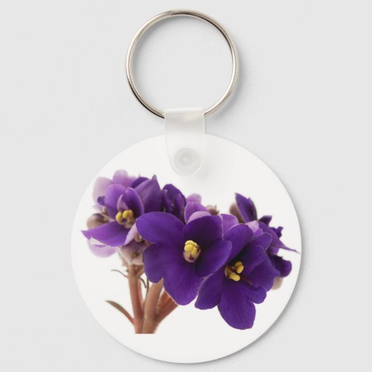 Afrikaanse violet sleutelhanger (Voorkant)