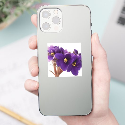 Afrikaanse violet sticker (Telefoon)