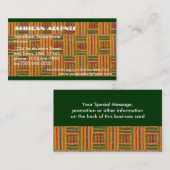 Afrikaanse Visitekaartjes (Voorkant / Achterkant)