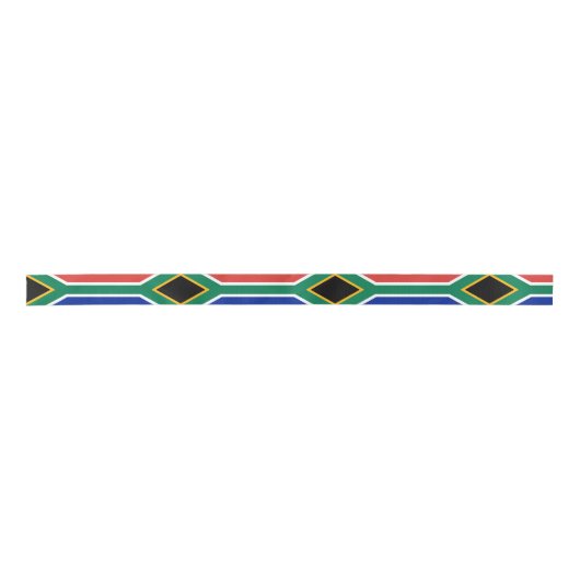 Afrikaanse vlag en Zuid-Afrikaans reizen, vakantie Lint (Voorkant)