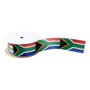 Afrikaanse vlag en Zuid-Afrikaans reizen, vakantie Lint