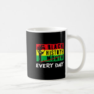 Afrikaanse Vlag Gebalde Vuist Black History Month Koffiemok