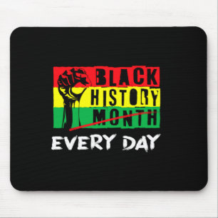 Afrikaanse Vlag Gebalde Vuist Black History Month Muismat