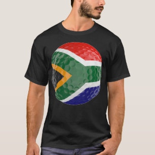 Afrikaanse vlag Golfbal T-shirt
