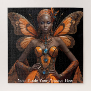 Afrikaanse Vlinderjurk Legpuzzel