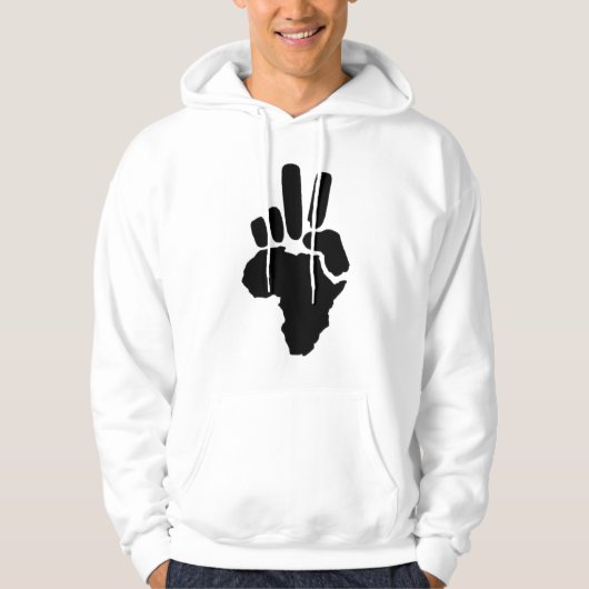 Afrikaanse vrede hoodie (Voorkant)