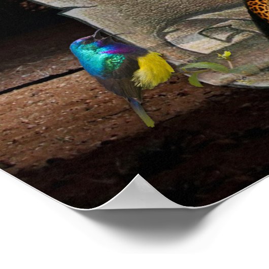 Afrikaanse vrouw en kind poster (Hoek)