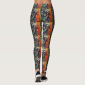 Afrikaanse vrouw leggings (Achterkant)