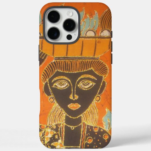 Afrikaanse vrouw met mand art print Case-Mate iPhone case (Achterkant)