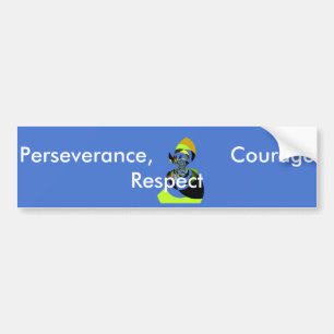 Afrikaanse vrouw Vector Design Art Print Bumpersticker
