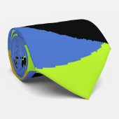 Afrikaanse vrouw Vector Design Art Print Stropdas (Opgerold)