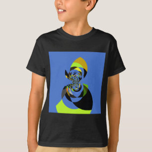 Afrikaanse vrouw Vector Design Art Print T-shirt