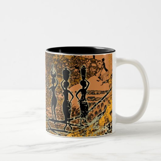 Afrikaanse vrouwelijke mok (Rechts)