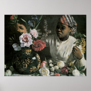 Afrikaanse vrouwelijke volken van Frederic Bazille Poster