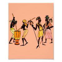 Afrikaanse vrouwen die koken en dansen