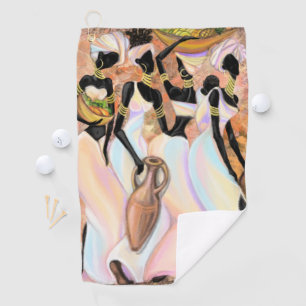 Afrikaanse Vrouwen Golf Handdoek Moderne Stijl Sch