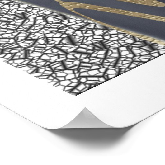 Afrikaanse vrouwen in goud poster (Hoek)