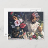 Afrikaanse vrouwen met volken briefkaart (Voorkant / Achterkant)