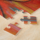 Afrikaanse vrouwen schilderen puzzels (Zijkant)