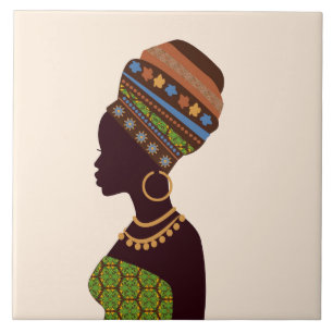 Afrikaanse vrouwen tegeltje