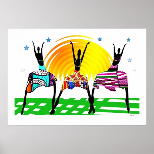 Afrikaanse Vrouwendag Poster (Voorkant)