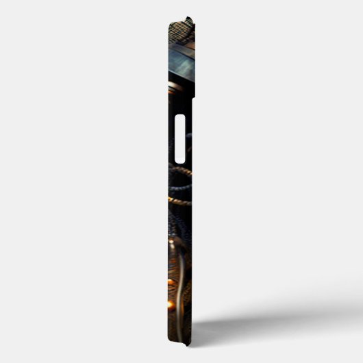 Afrikaanse Warrior Princess Afrofuturism Render Case-Mate iPhone Case (Achterkant / Rechts)