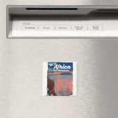 Afrikaanse Waterval Avonturenposter Magneet (Insitu (Vaatwasser))