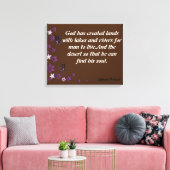 Afrikaanse werkwoorden canvas afdruk (Insitu (Woonkamer))