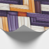 afrikaanse weven mand gelukzaligheid cadeaupapier (Hoek)