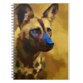 Afrikaanse Wild Dog Notitieboek (Voorkant)