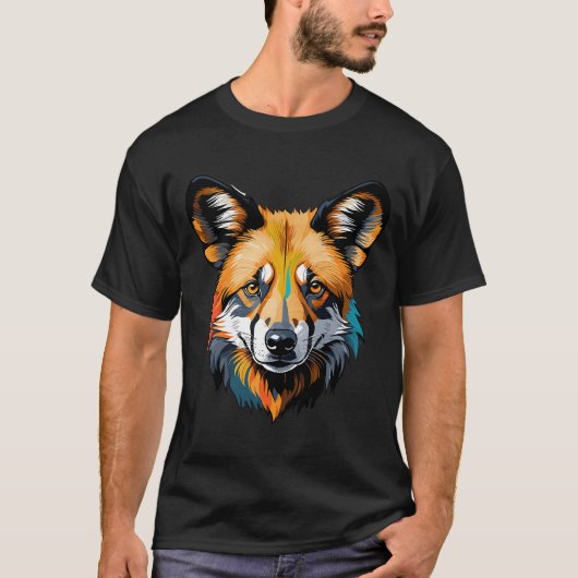 Afrikaanse Wild Dog T-shirt (Voorkant)