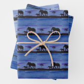 Afrikaanse wilde dieren inpakpapier vel (In situ)