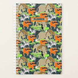Afrikaanse wilde dieren planner