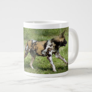 afrikaanse-wilde-hond-004 extra grote mok