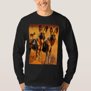 Afrikaanse wilde hond 1 t-shirt