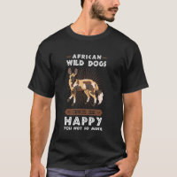 Afrikaanse wilde hond grappige geschilderde dieren