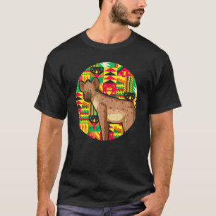 Afrikaanse Wilde Hond Kente T-shirt