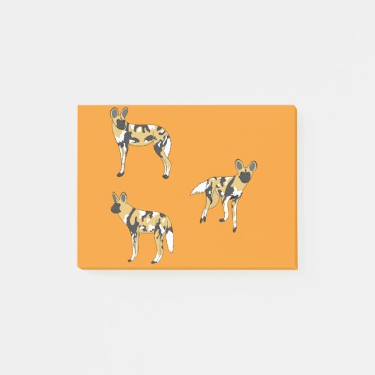 Afrikaanse Wilde Honden Post-it® Notes (Voorkant)